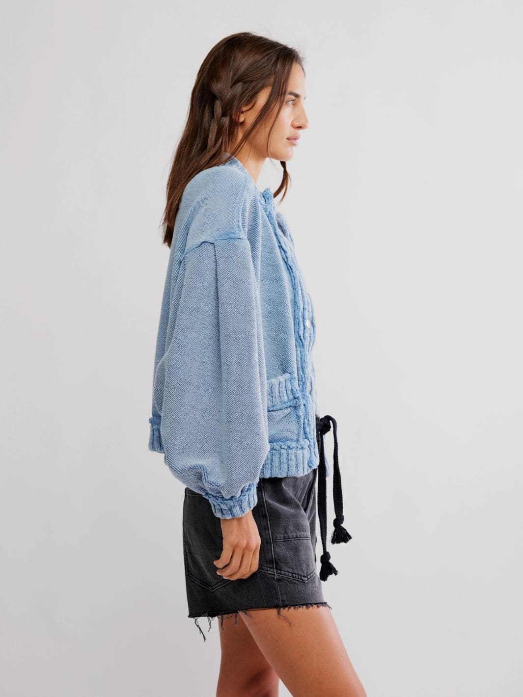 Cute In This Cardi - Dusty Blue - Image 7