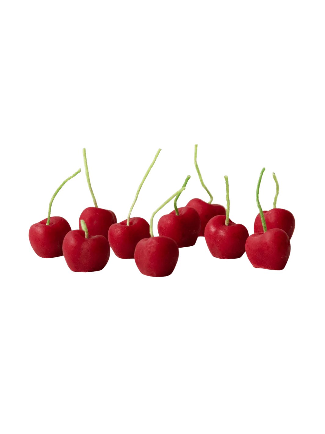 Dark Red Cherry Beeswax Birthday Candles