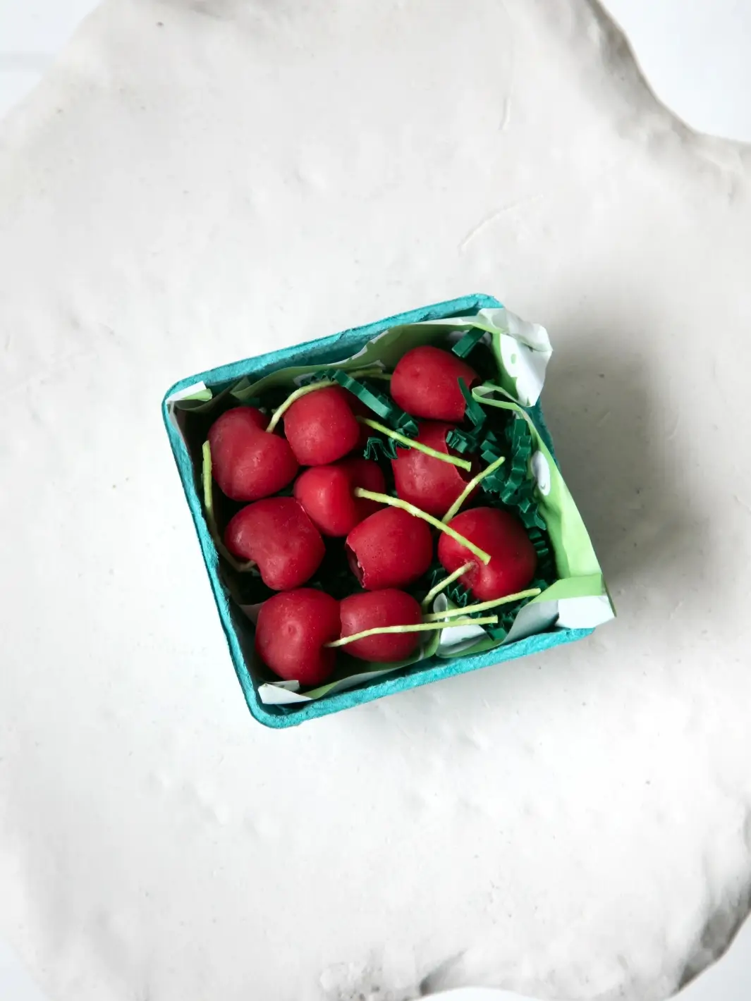 Dark Red Cherry Beeswax Birthday Candles - Image 2