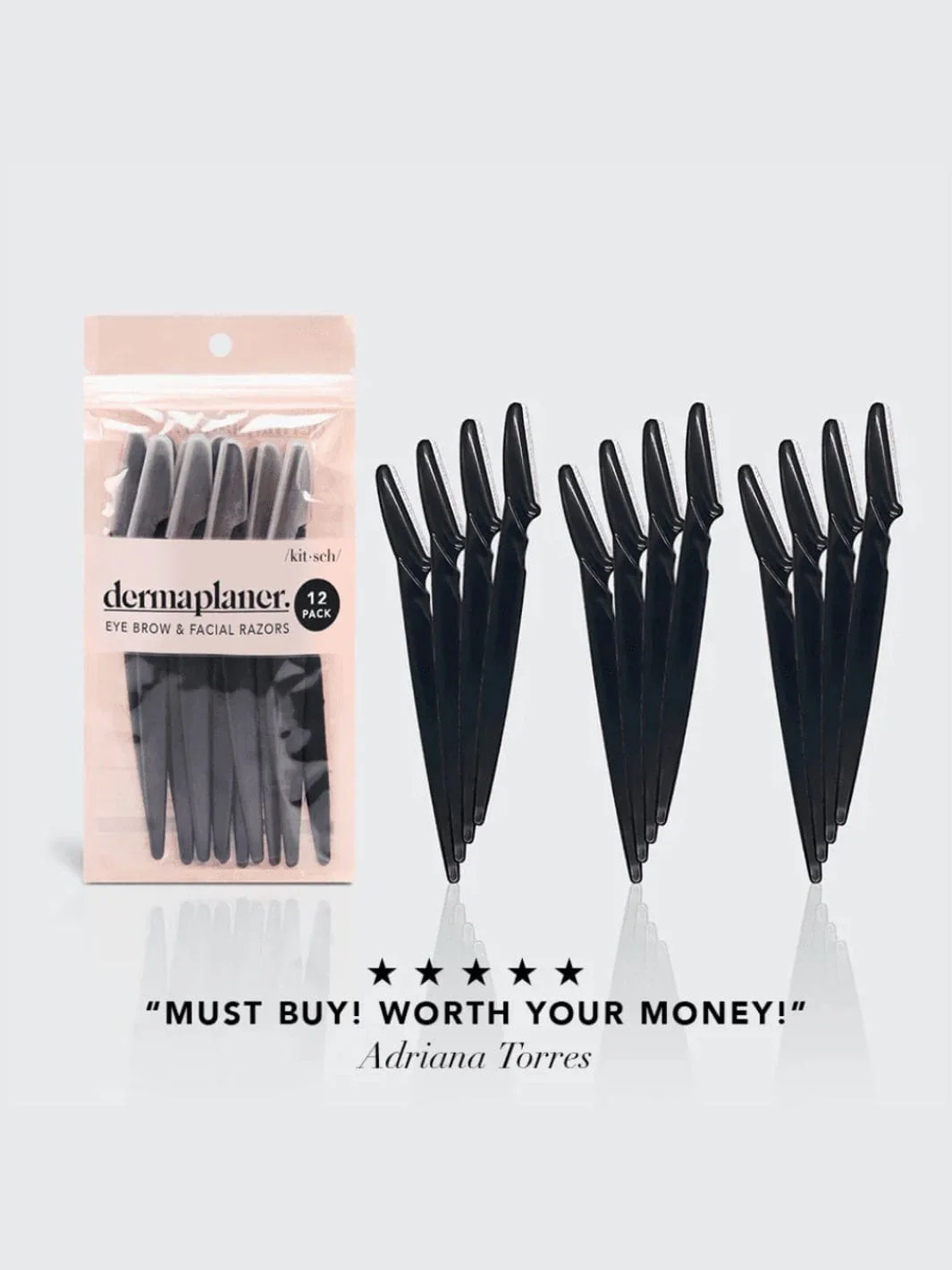 Dermaplaner 12 pack - Black - Image 3