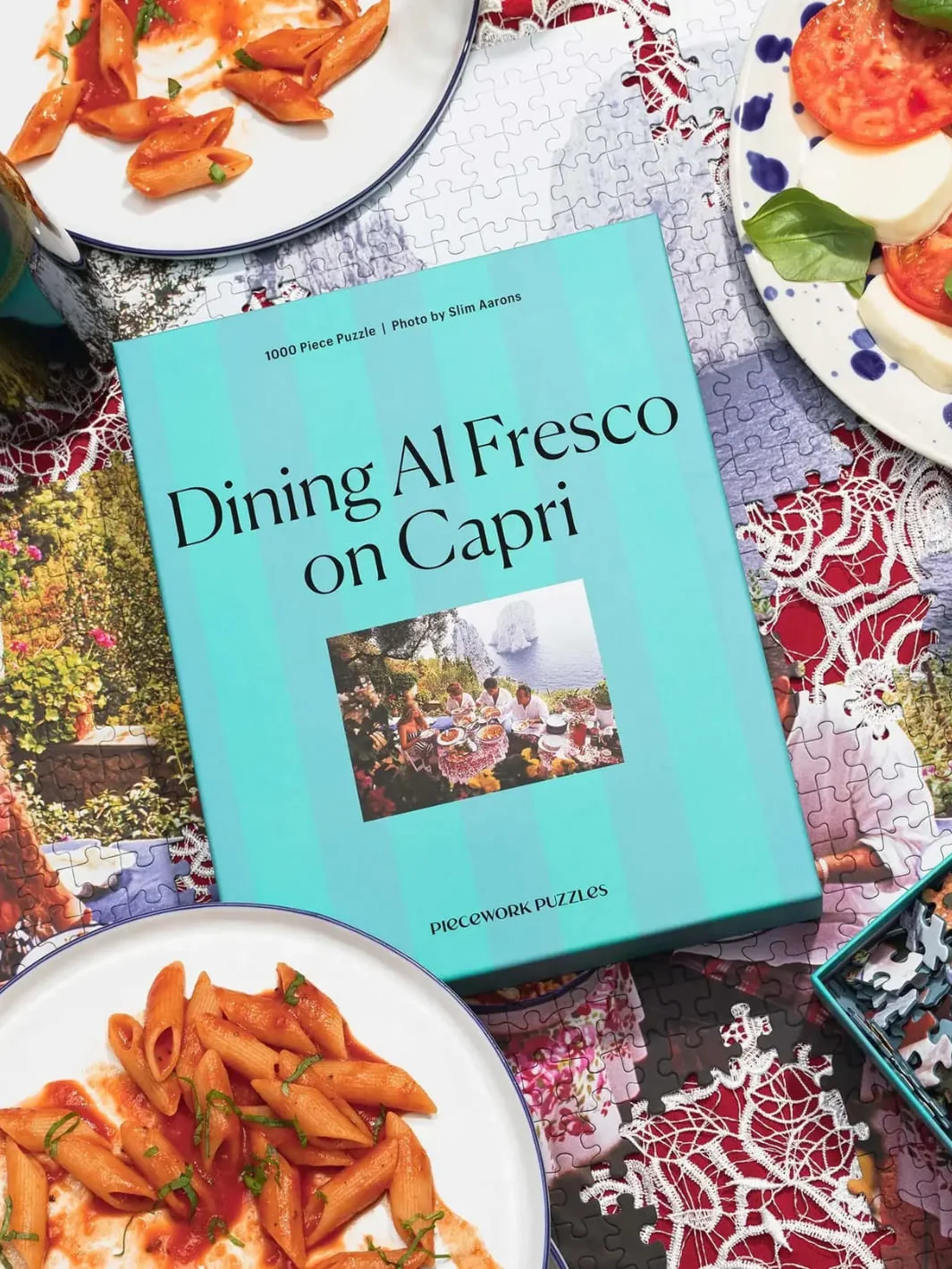 Dining Al Fresco On Capri - 1000 Piece Puzzle - Image 2