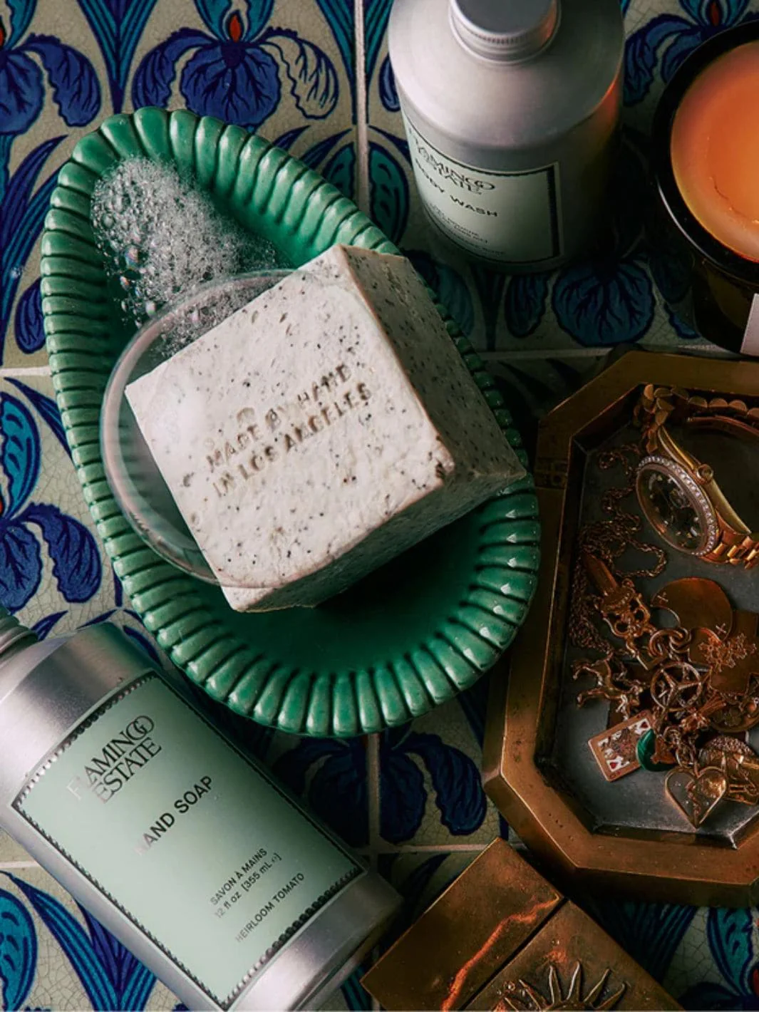 Exfoliating Peppermint Soap Brick - Image 2
