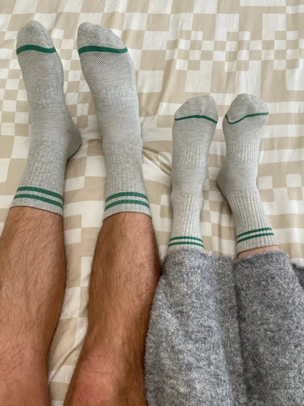 Extended Boyfriend Socks - Lt. Grey - Image 3