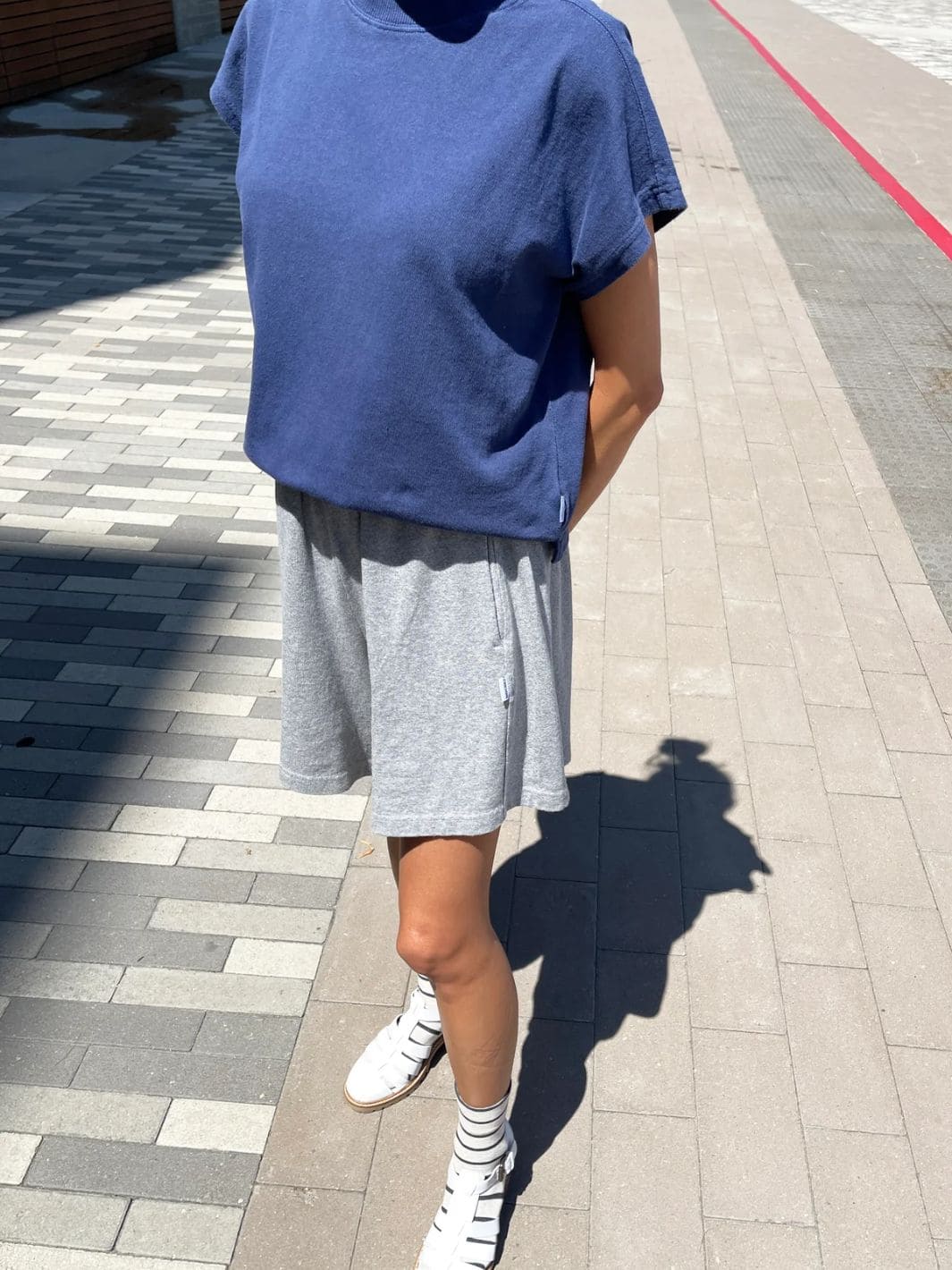 Flared Basketball Shorts - HT Grey - Image 3