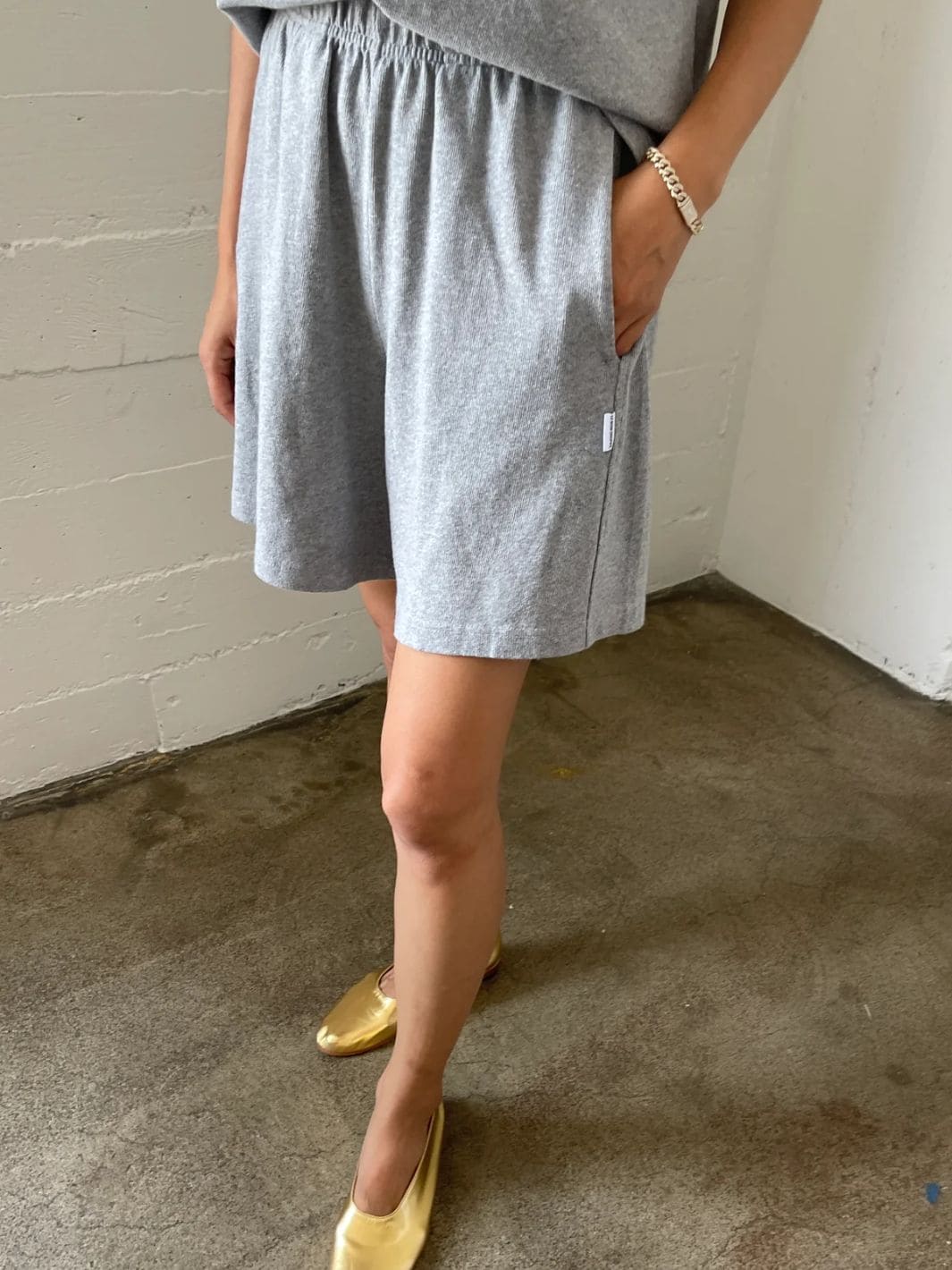 Flared Basketball Shorts - HT Grey - Image 6