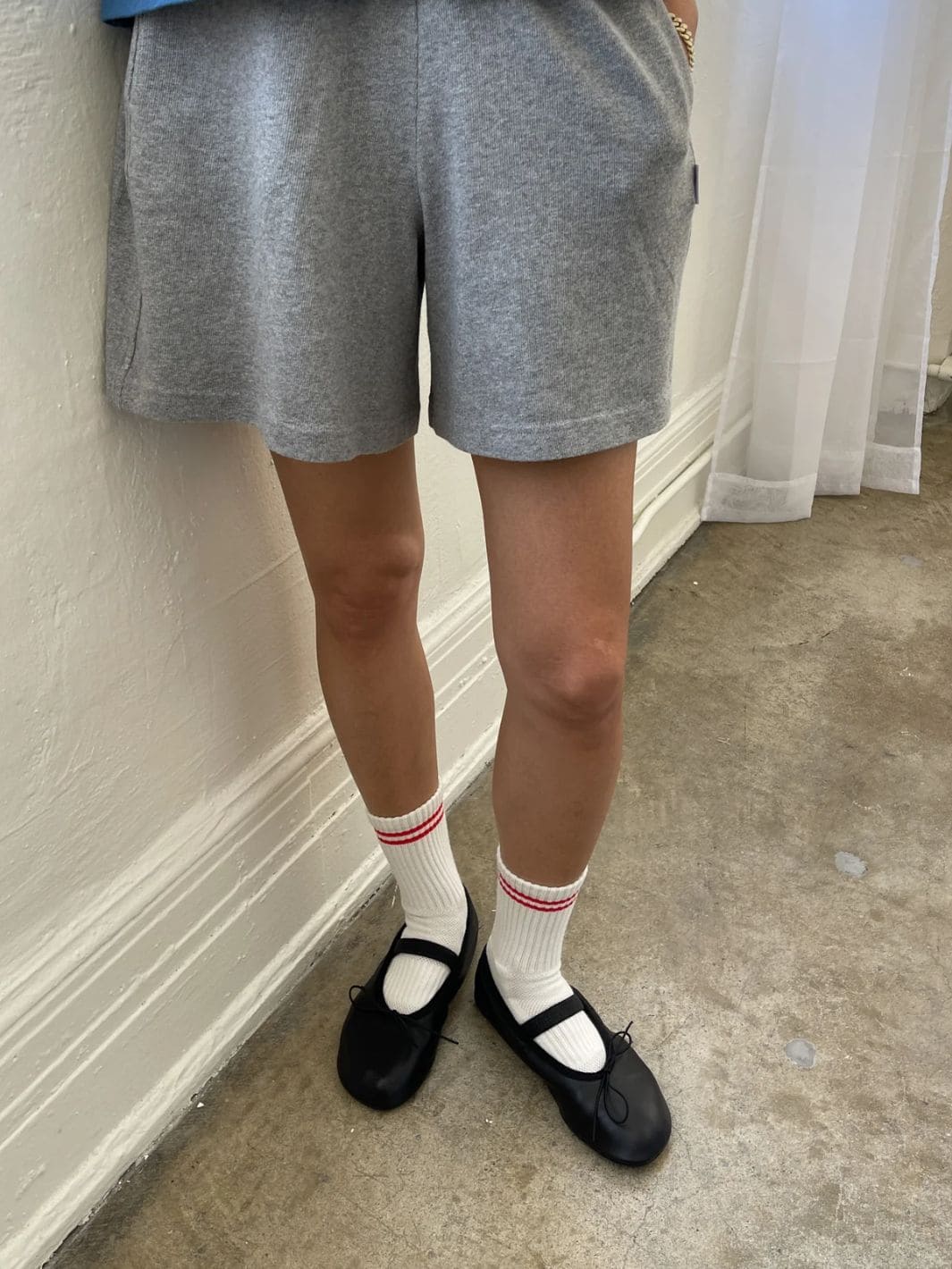 Flared Basketball Shorts - HT Grey - Image 7