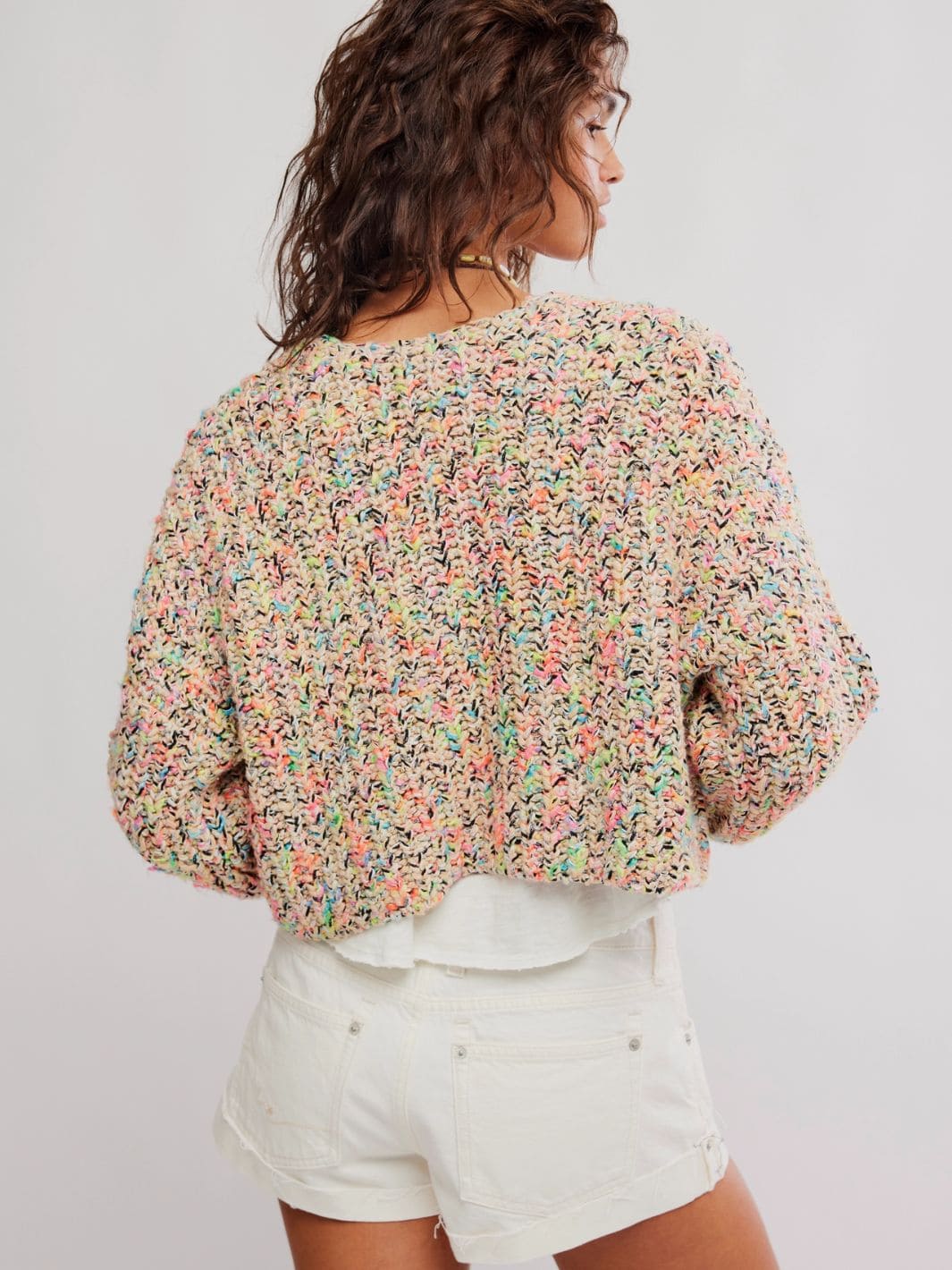 Flea Market Cardigan - Neon Sand Combo - Image 5