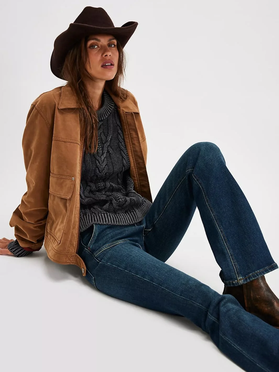 Frankie Cable Sweater - Black - Image 3