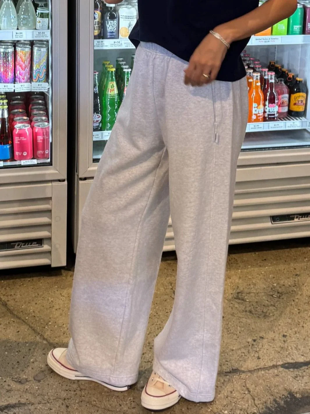 French Terry Breezy Pants - Icy Grey - Image 5