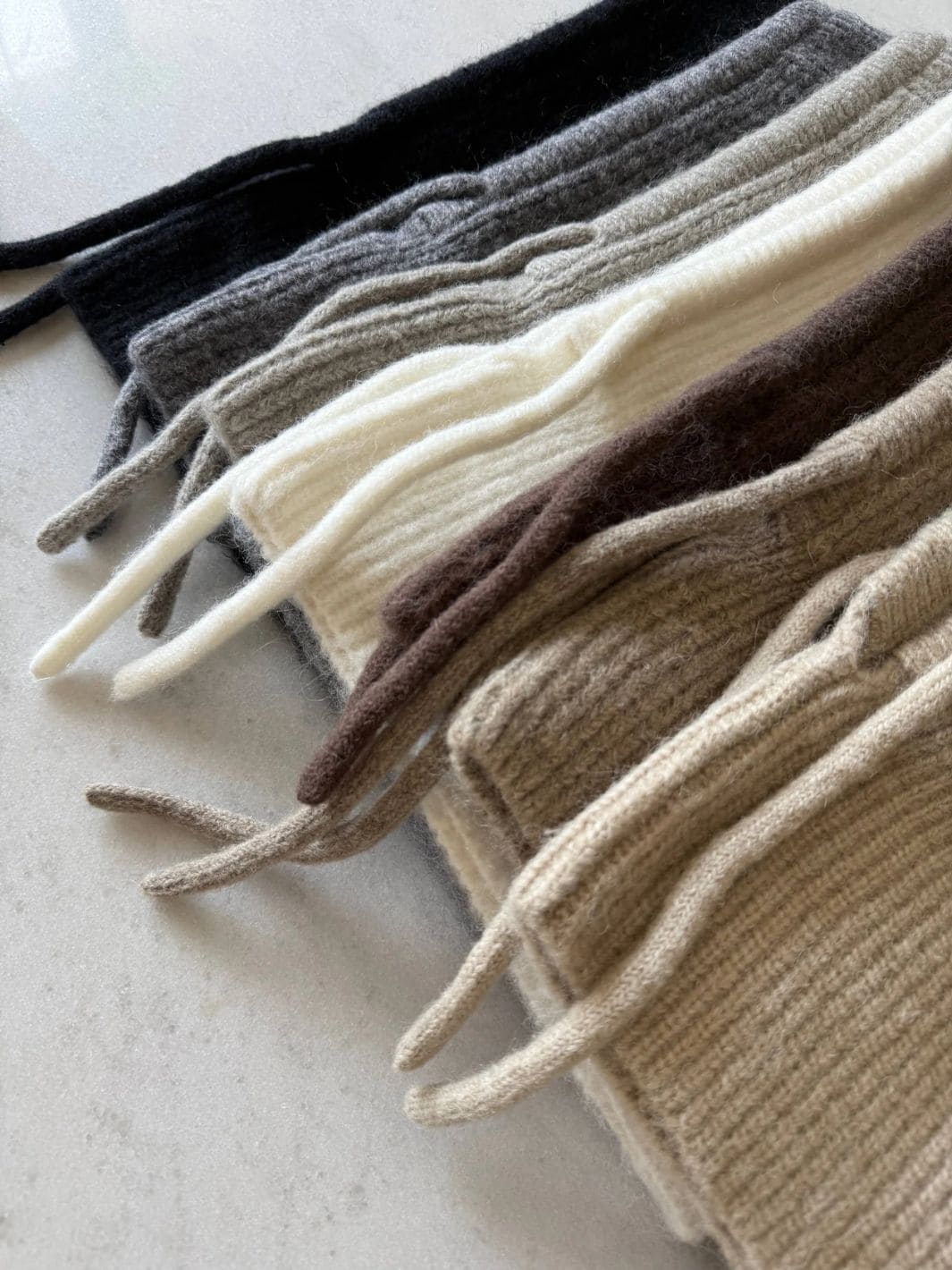 Fuzzy Alpaca Balaclava - Brown - Image 5