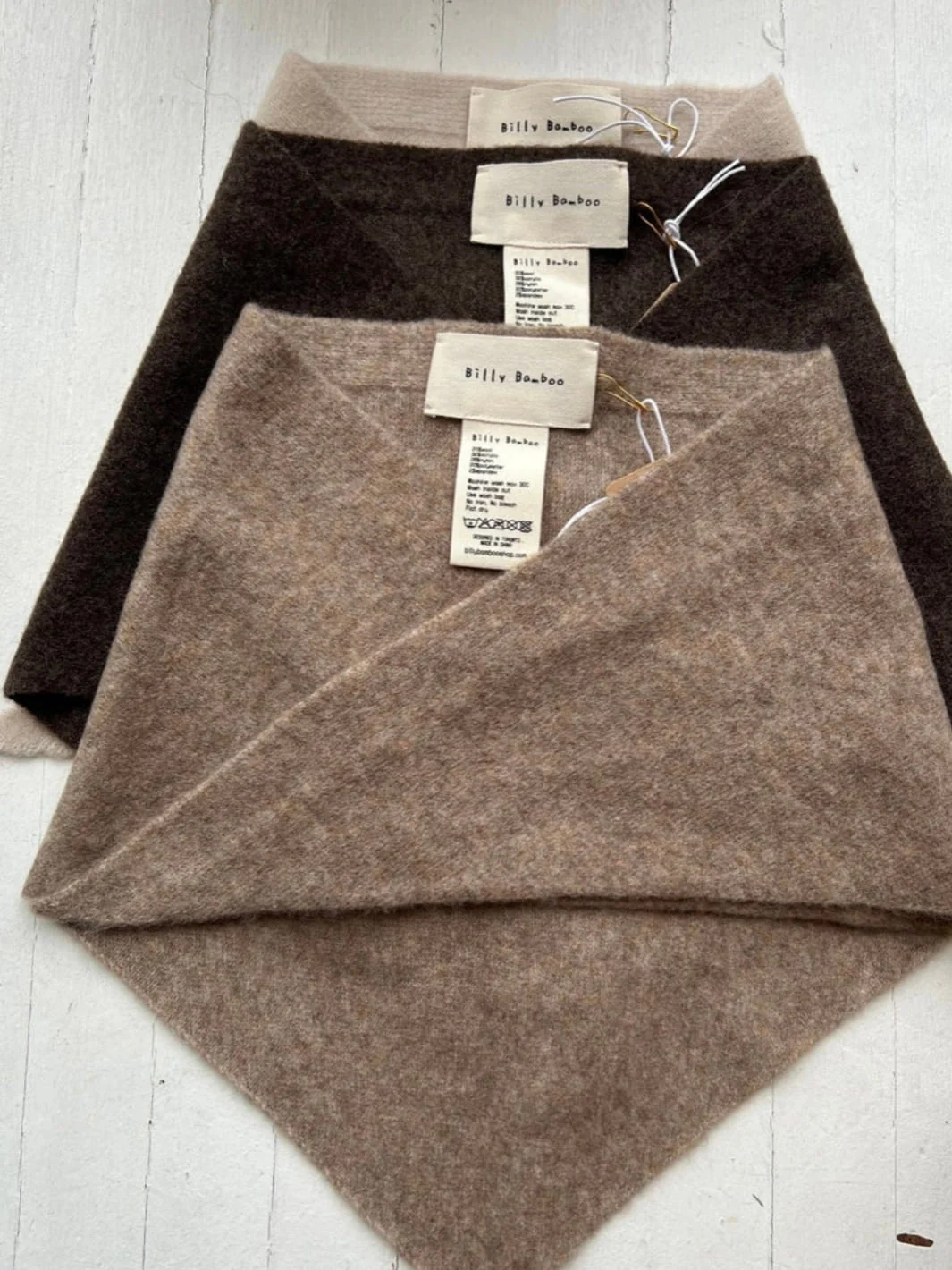 Fuzzy Wool Cravat Scarf - Image 10