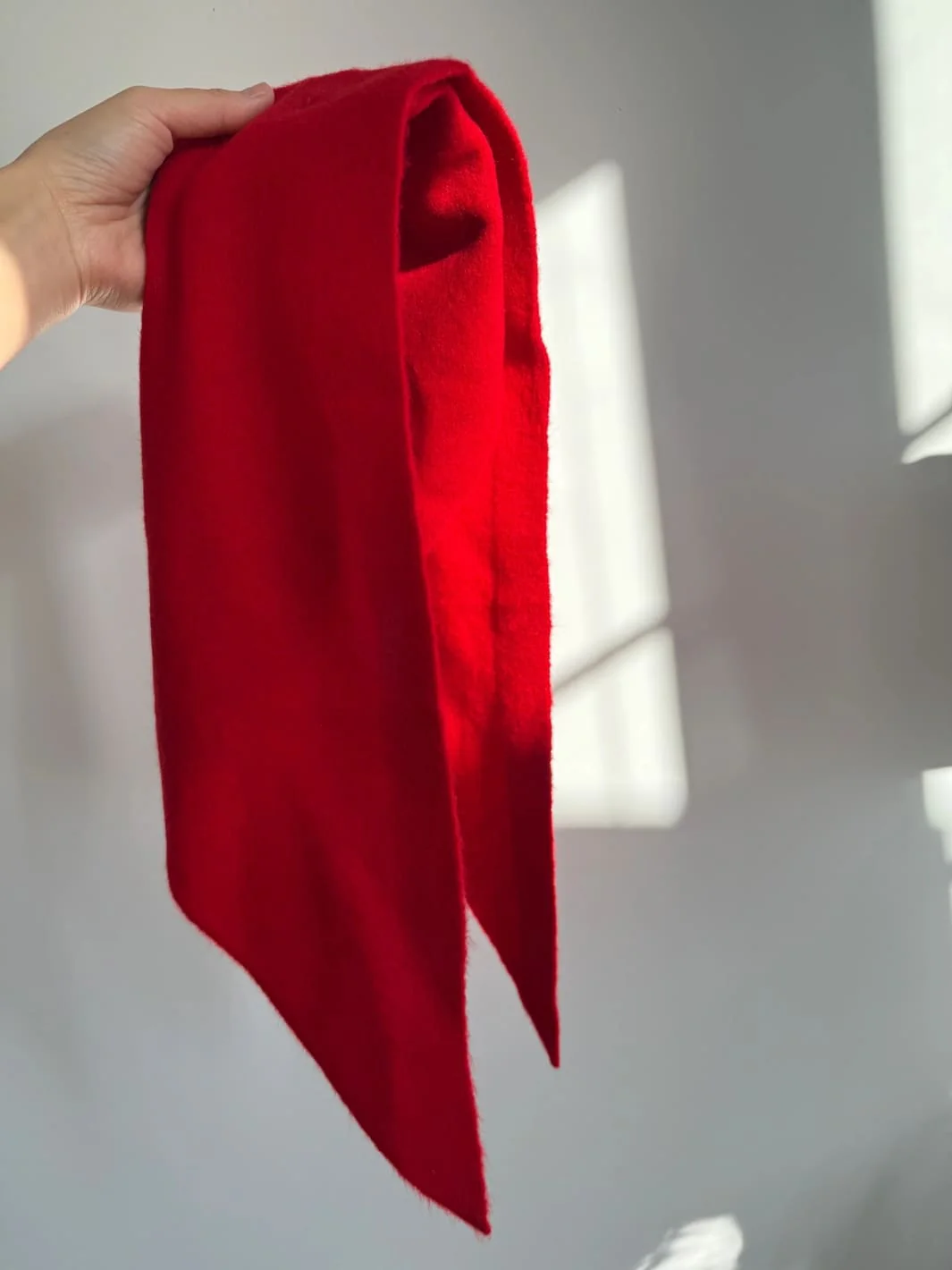 Fuzzy Wool Cravat Scarf - Image 3
