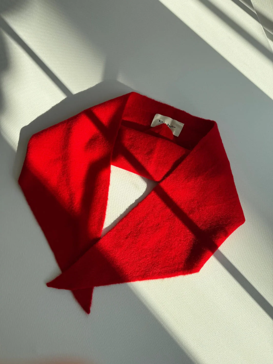 Fuzzy Wool Cravat Scarf - Image 4