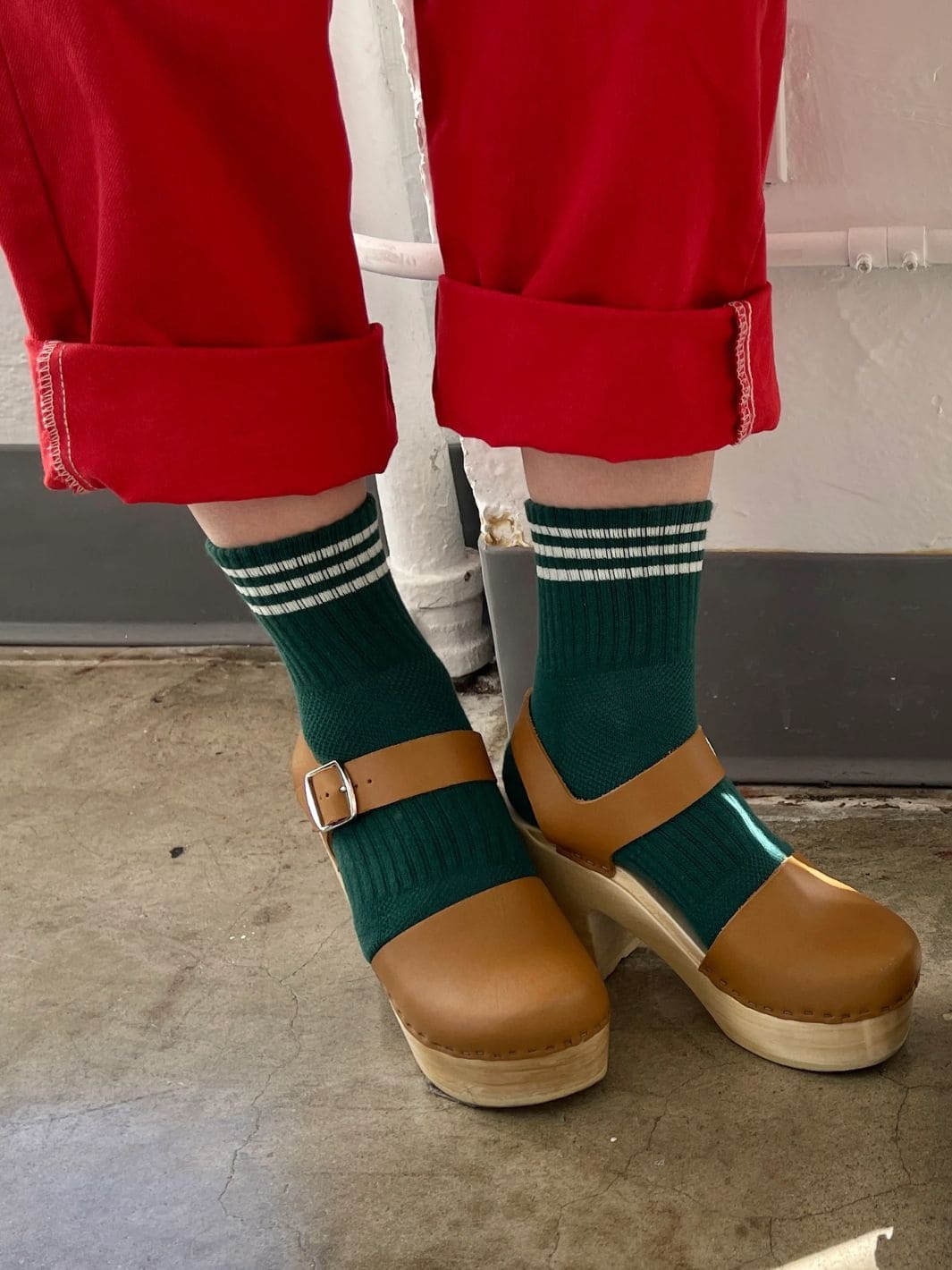 Girlfriend Socks - Hunter Green - Image 2
