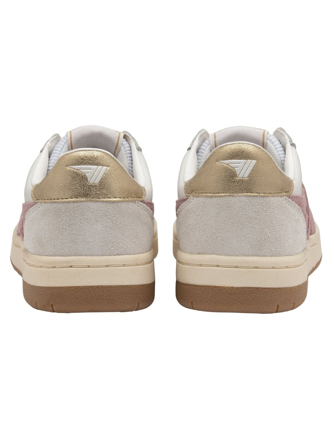Gola Classics Women's Hawk Sneakers - White/Pastel Pink/Gold - Image 4