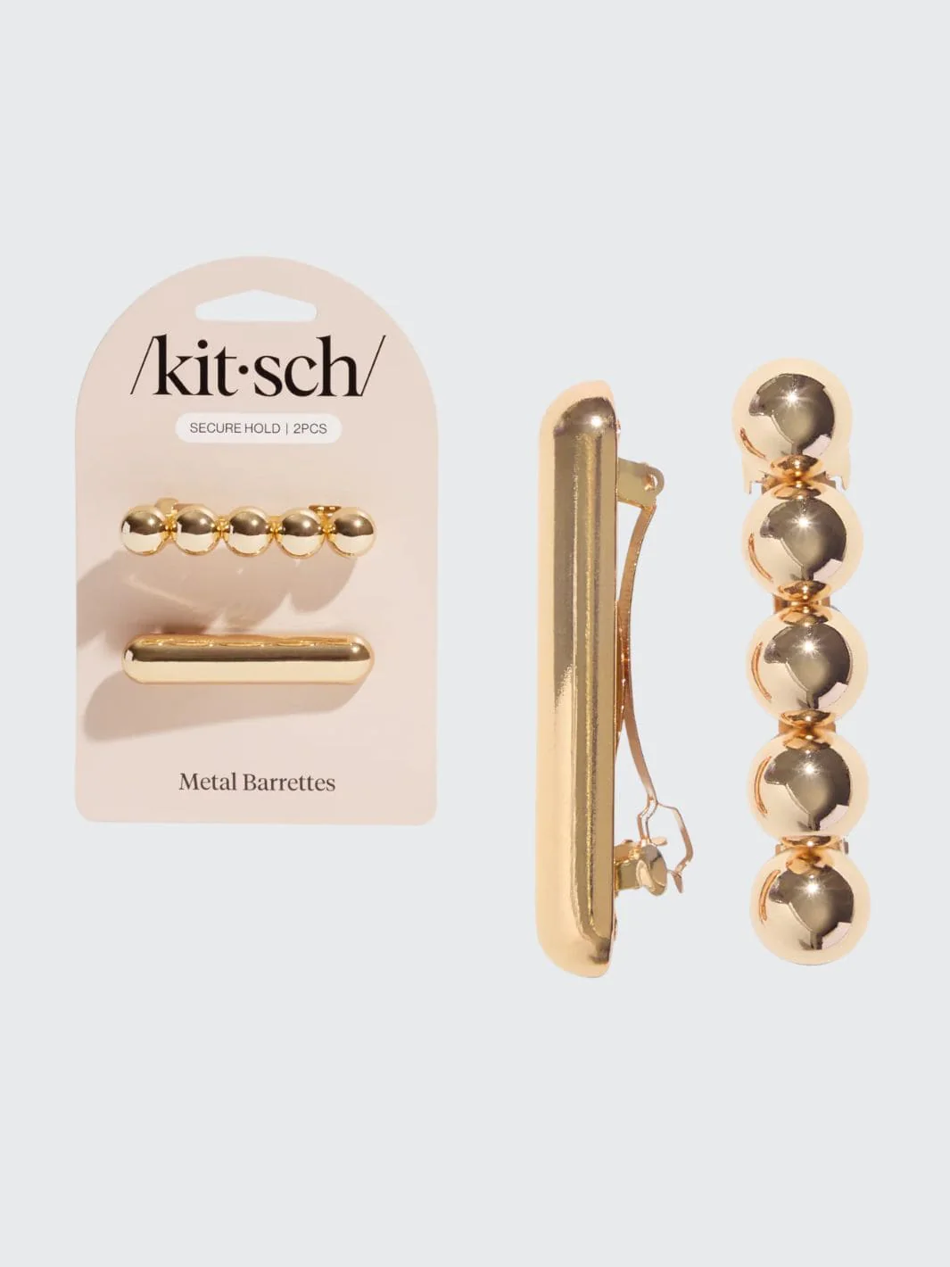 Gold Metal Barrettes - Image 4