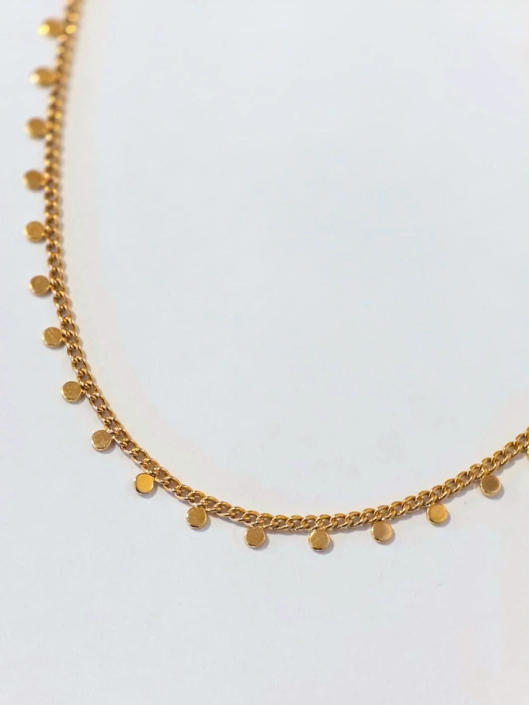 The Halo Dot Gold Plated Necklace - Image 2