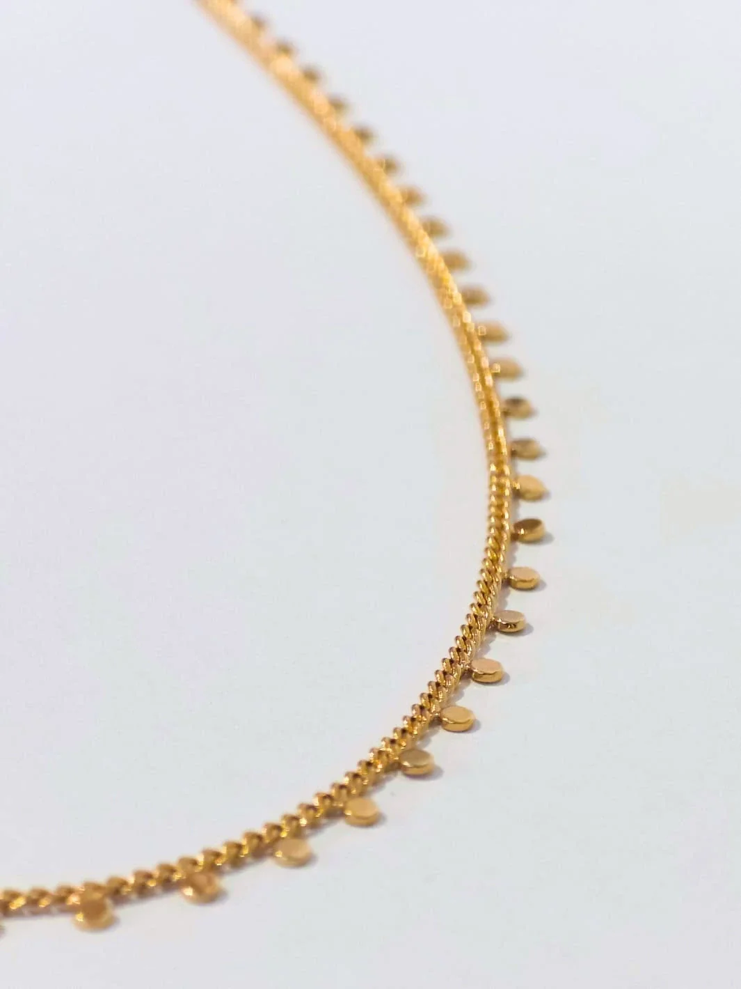 The Halo Dot Gold Plated Necklace - Image 3