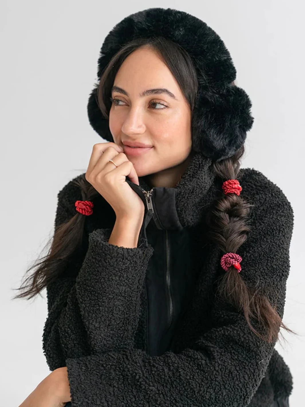 Grab & Go Ponytail Holders 8 Pack - Pomegranate - Image 3