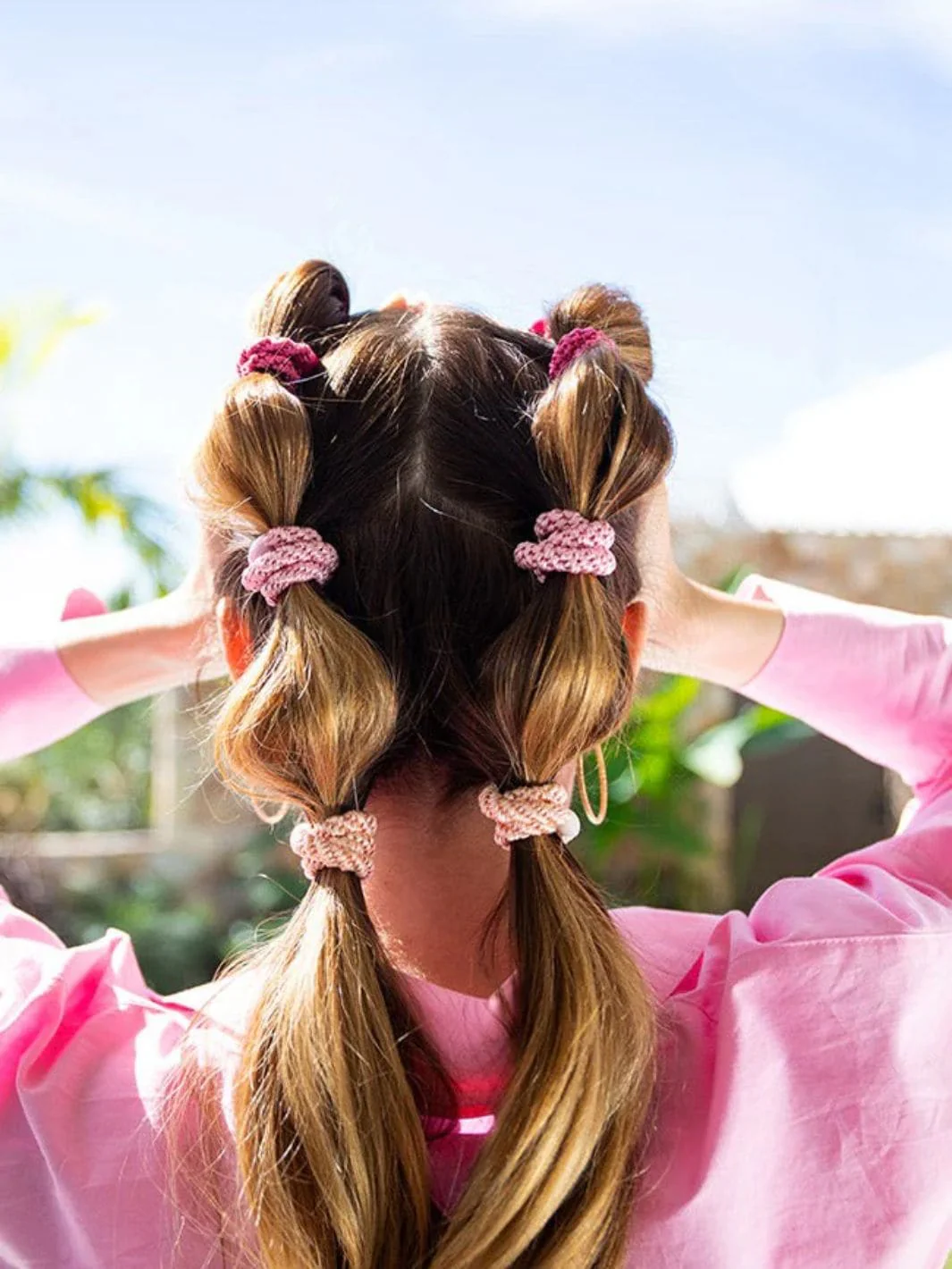 Grab & Go Ponytail Holders 8 Pack - Think Pink - Image 4
