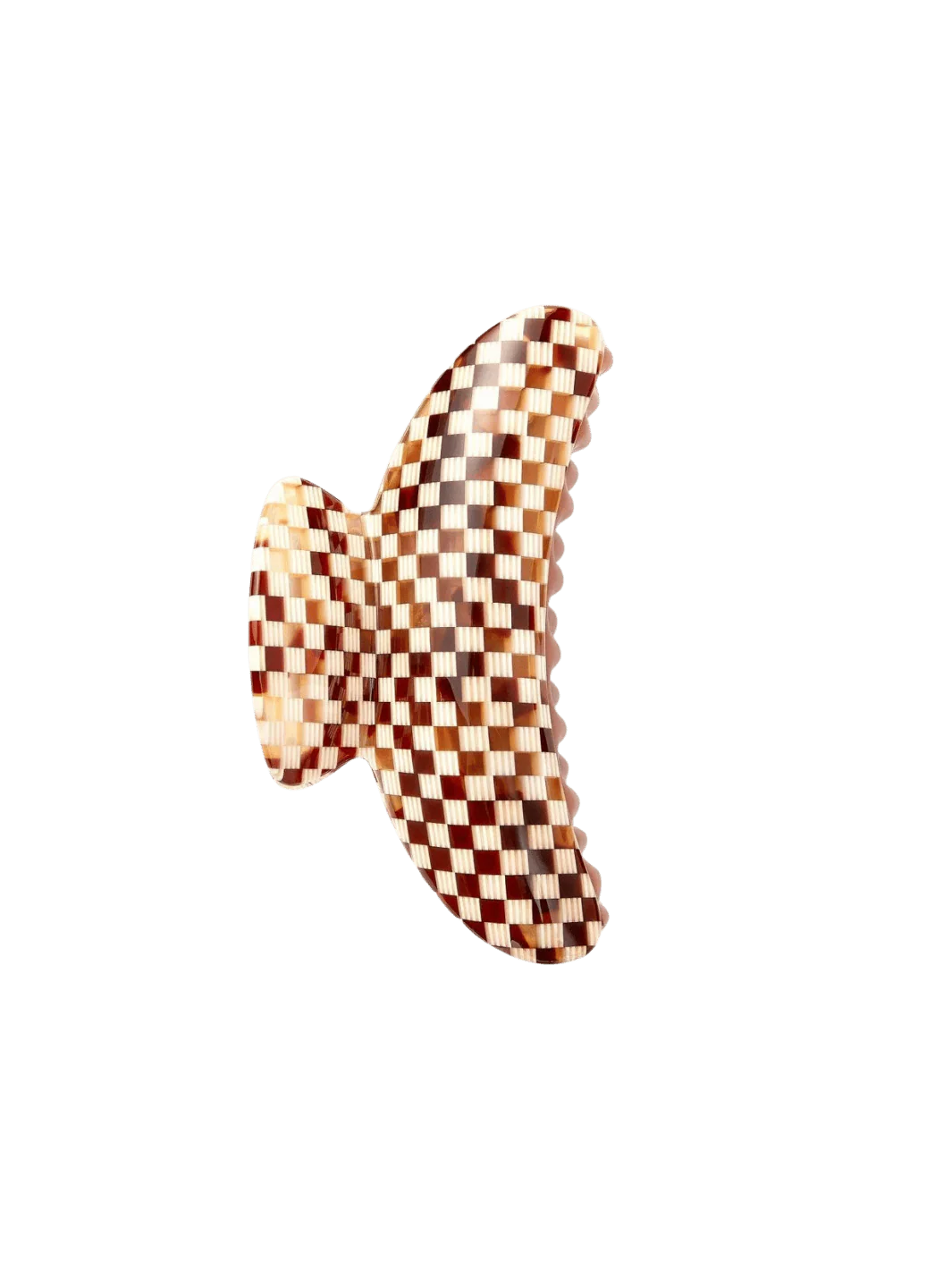 Grande Heirloom Claw in Tortoise Checker