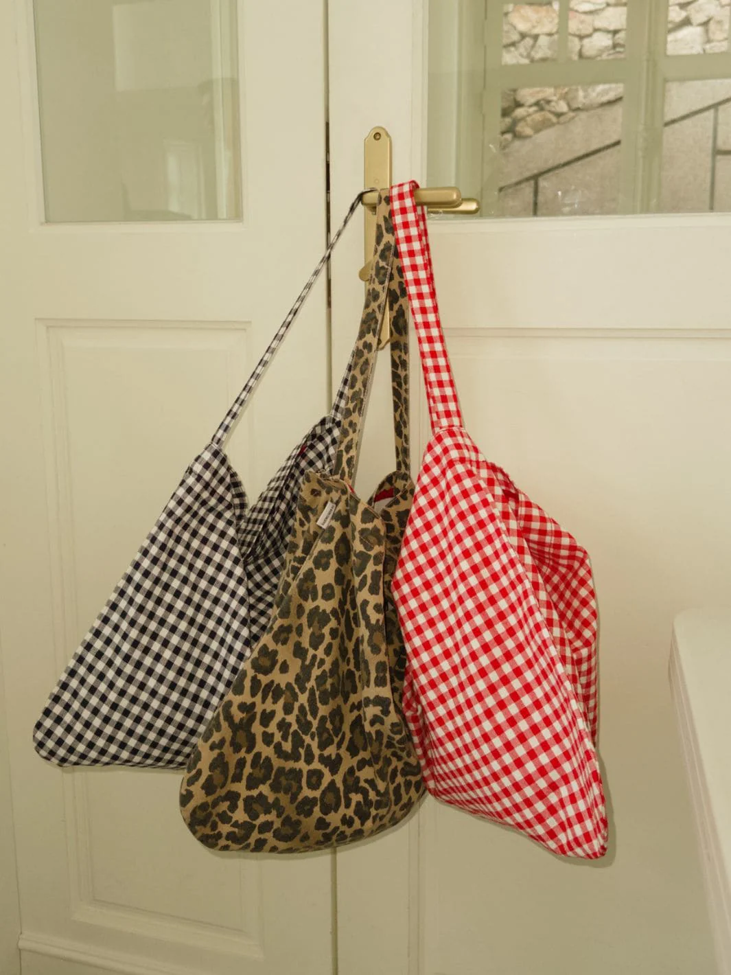 Happy Carry Bag - Navy Gingham - Image 4