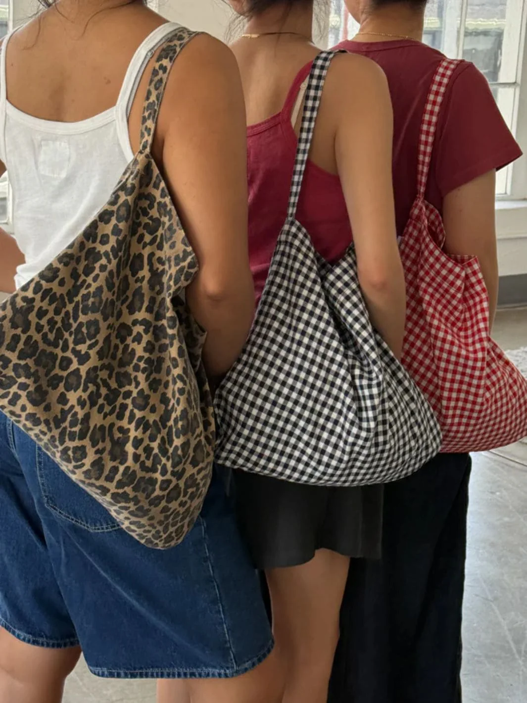 Happy Carry Bag - Red Gingham - Image 4