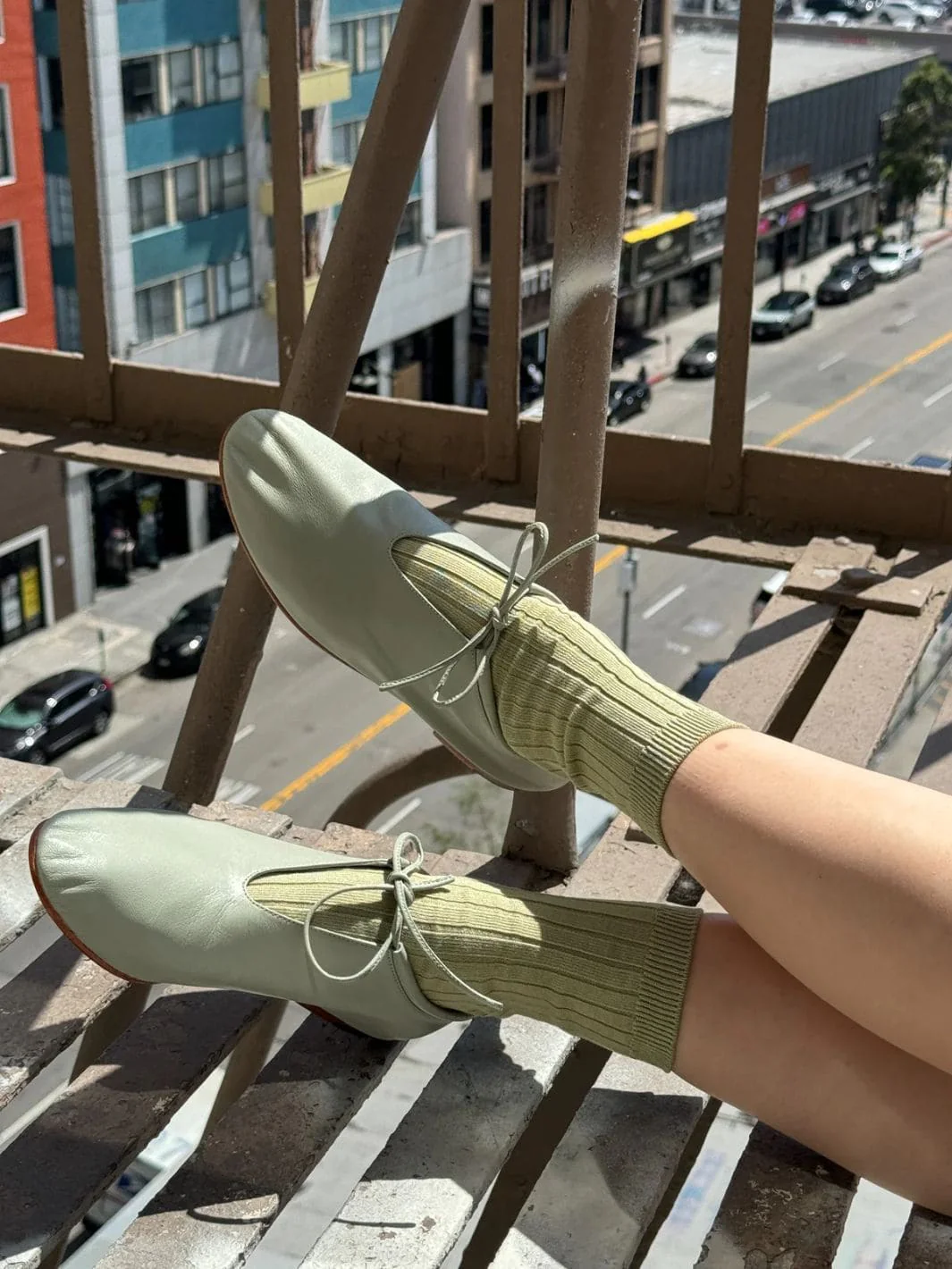 Her Socks (MC Cotton) - Avocado - Image 2