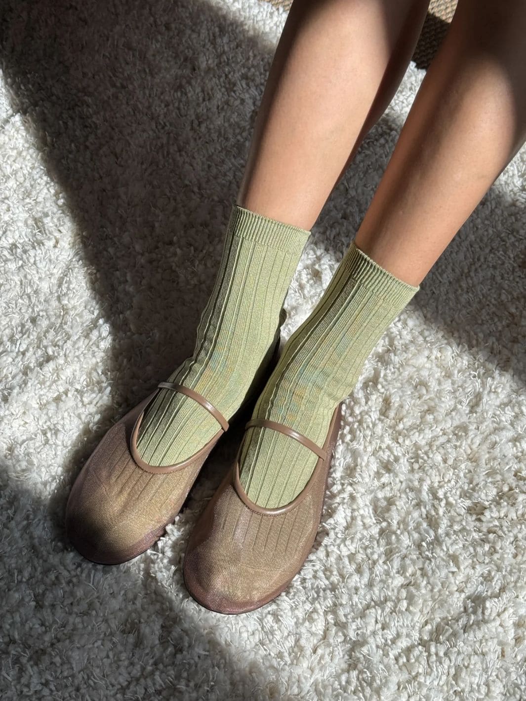 Her Socks (MC Cotton) - Avocado - Image 3