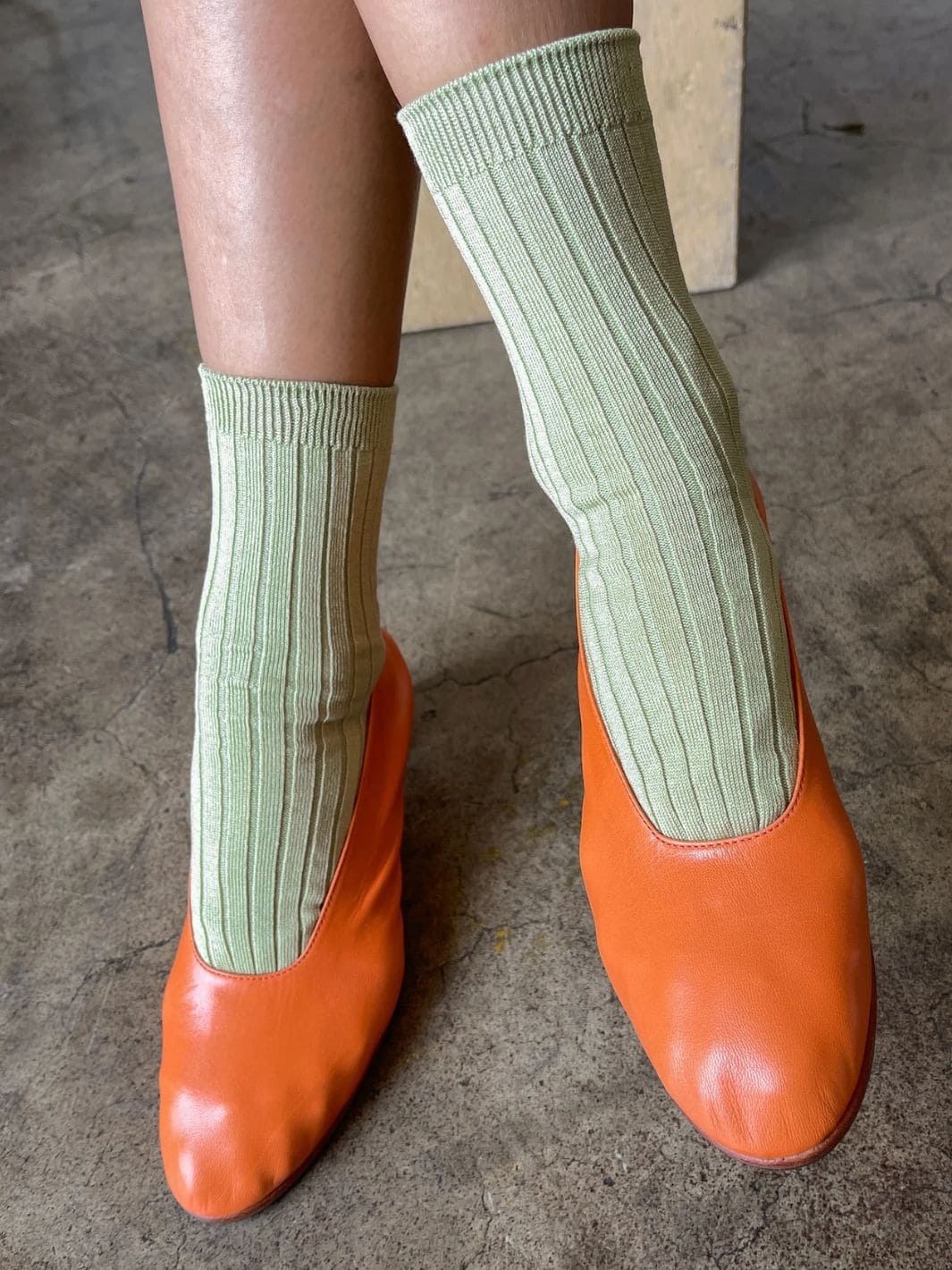 Her Socks (MC Cotton) - Avocado - Image 5