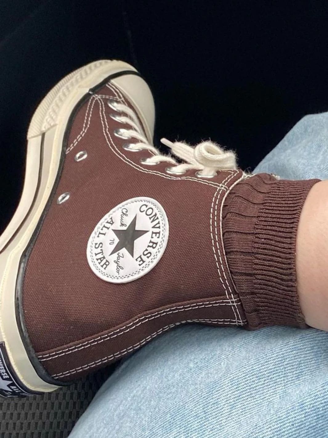 Her Socks (MC Cotton) - Coffee - Image 4