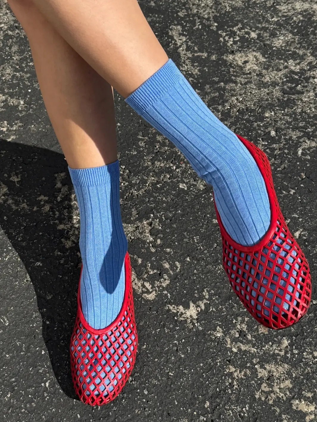 Her Socks (MC Cotton) - Periwinkle - Image 2
