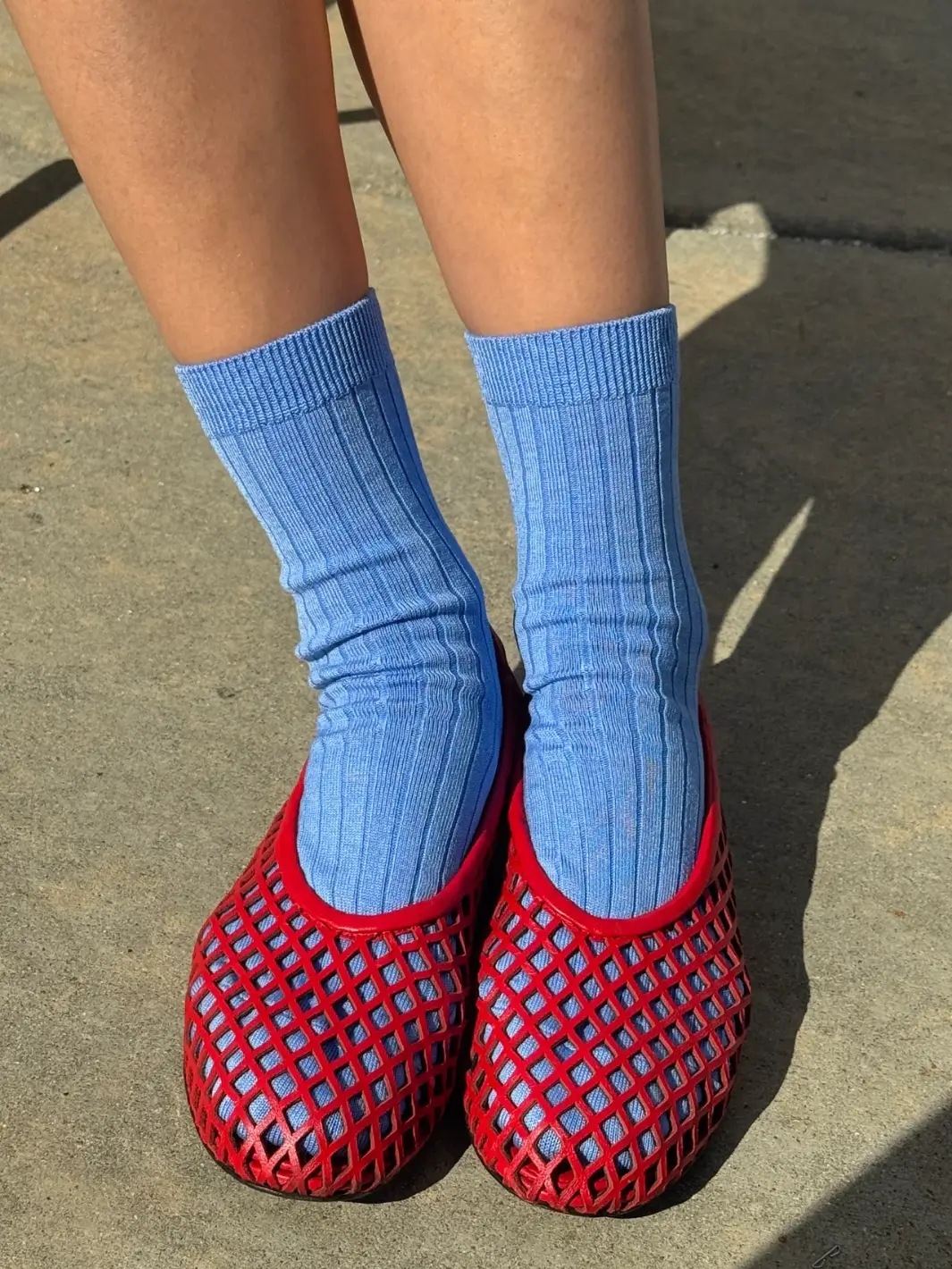 Her Socks (MC Cotton) - Periwinkle - Image 3