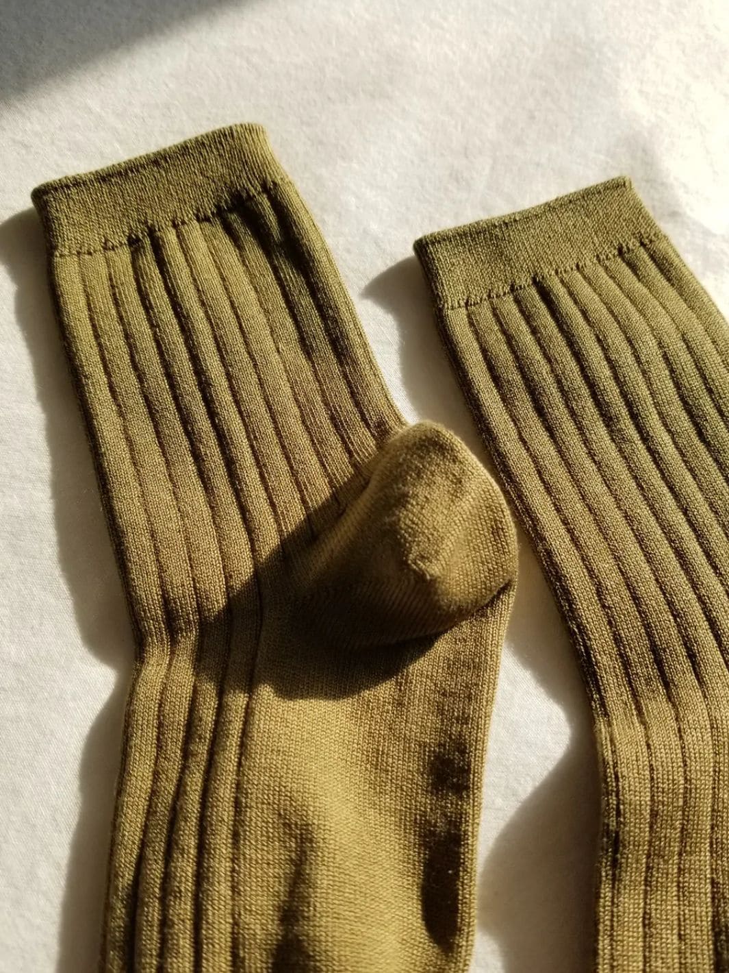 Her Socks (MC Cotton) - Pesto - Image 3