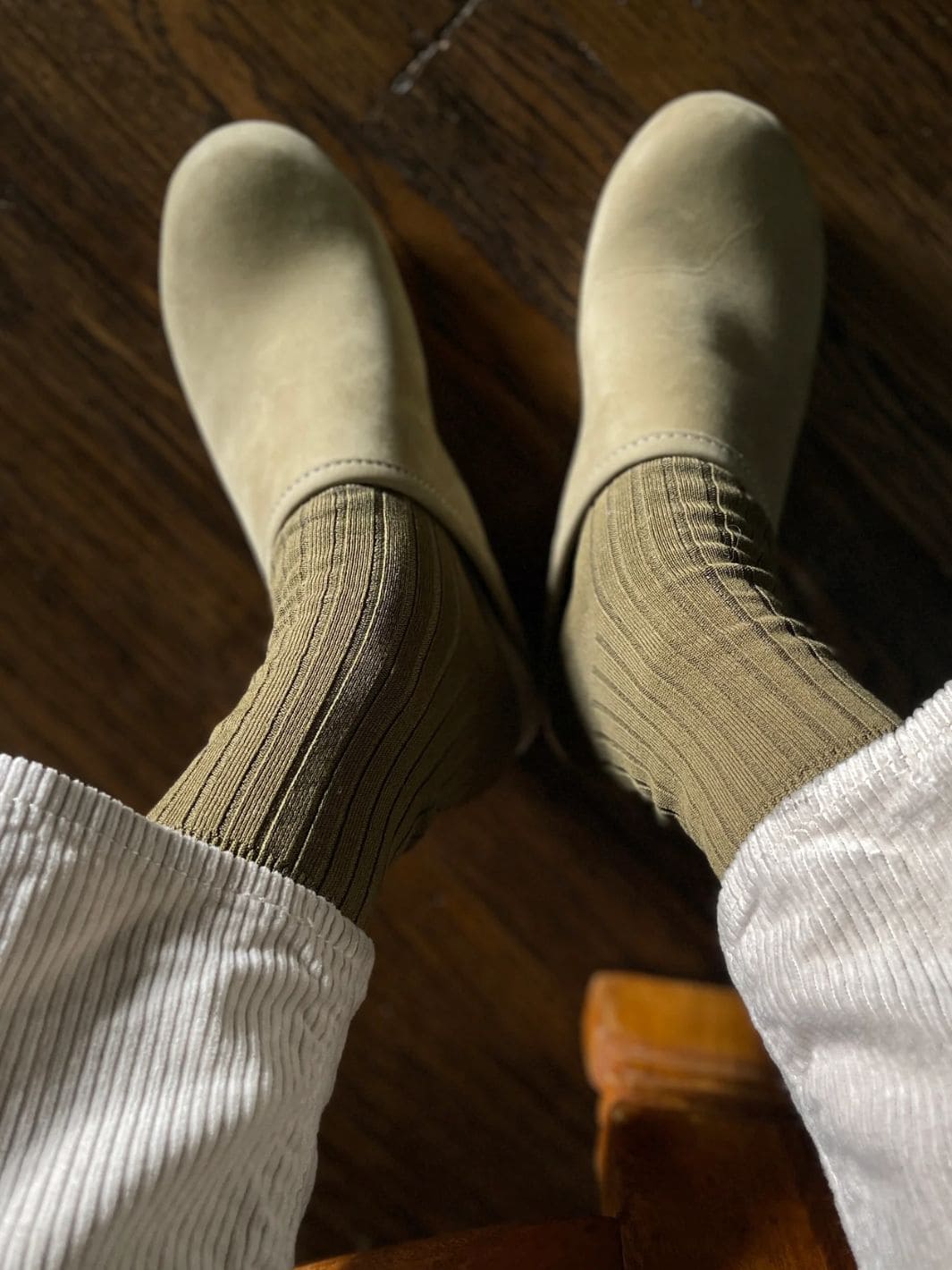 Her Socks (MC Cotton) - Pesto - Image 8