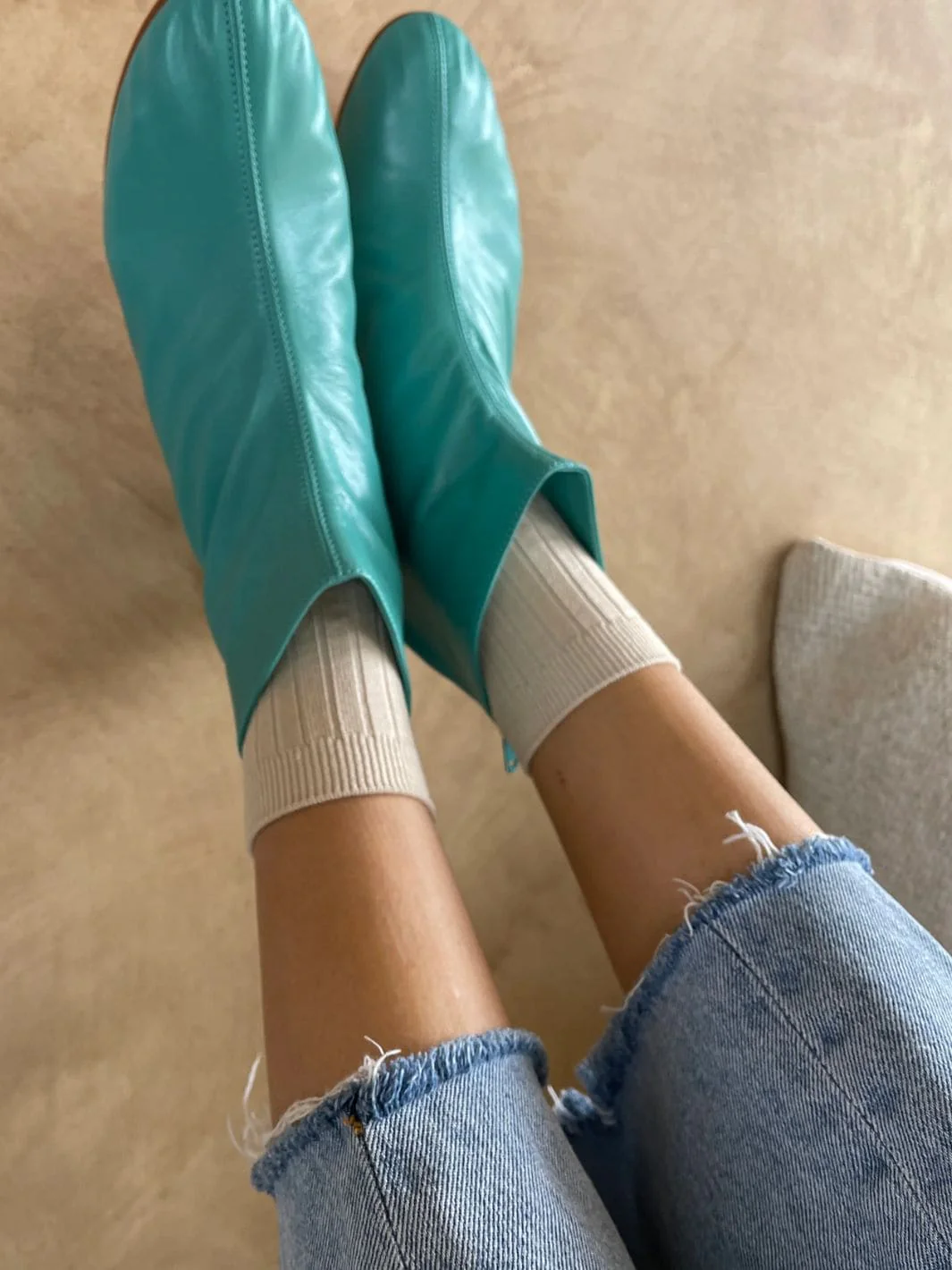 Her Socks (MC Cotton) - Porcelain - Image 5