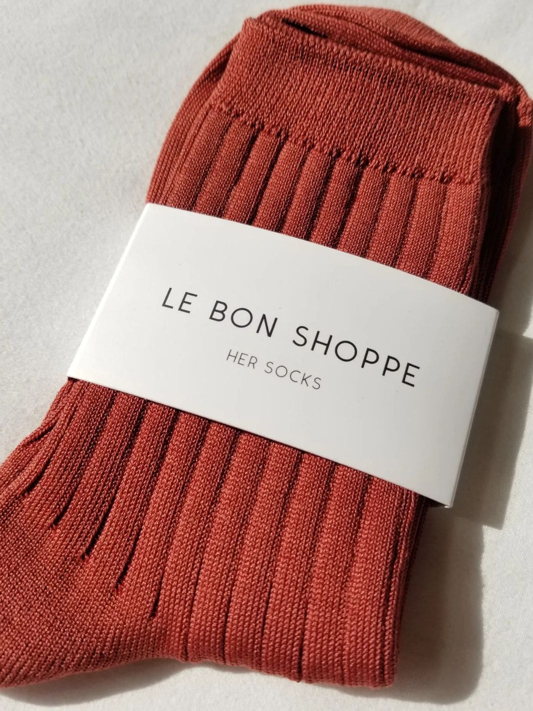 Her Socks (MC Cotton) - Terracotta - Image 3