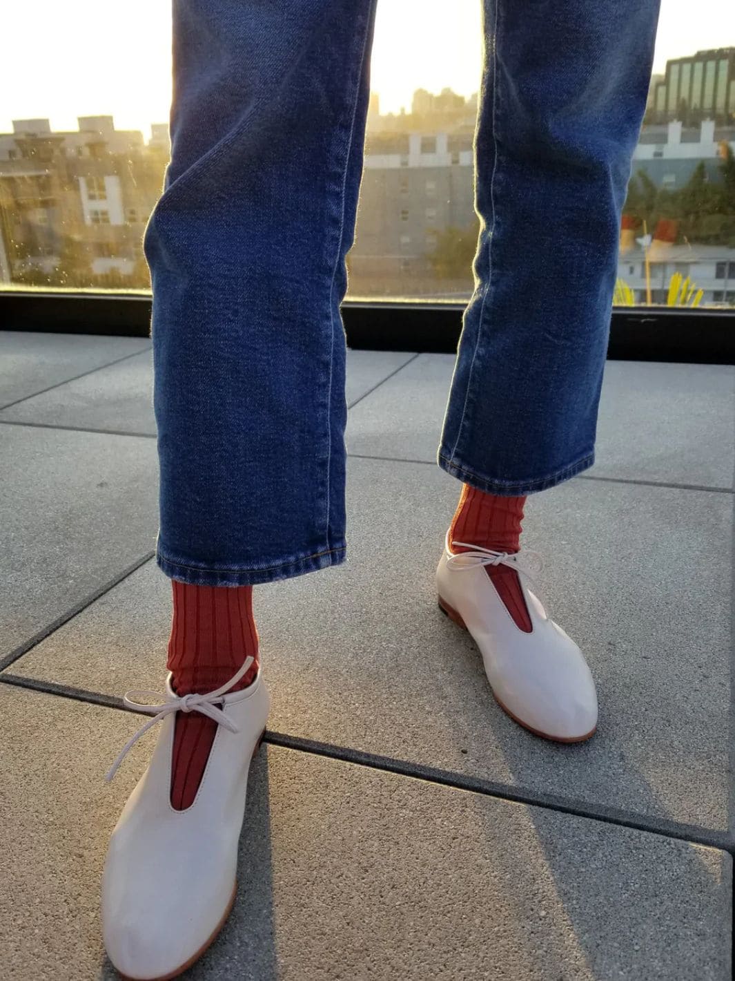 Her Socks (MC Cotton) - Terracotta - Image 5