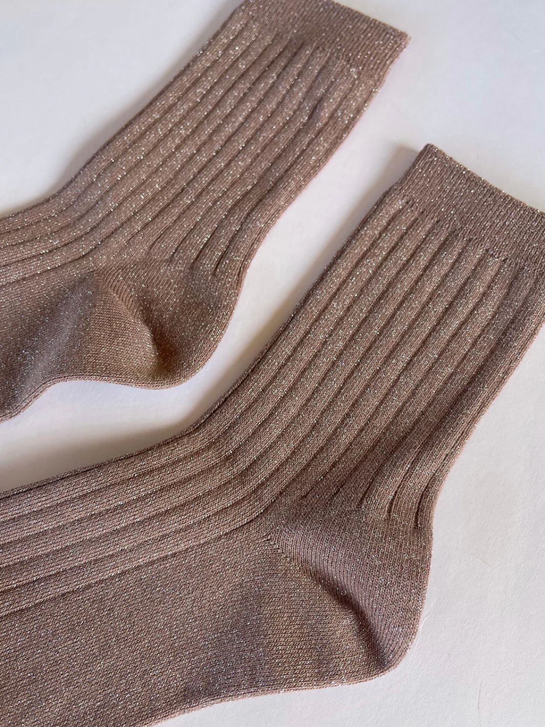 Her Socks (MODAL Lurex) - Jute Glitter - Image 3