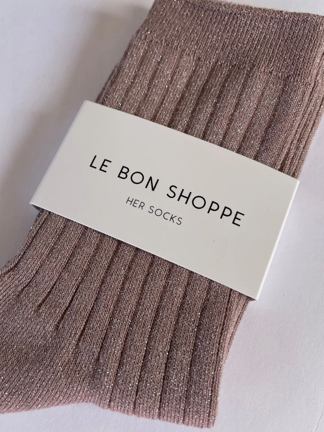 Her Socks (MODAL Lurex) - Jute Glitter - Image 6