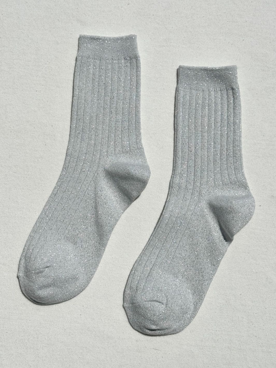 Her Socks (MODAL Lurex) - Snow White - Image 3