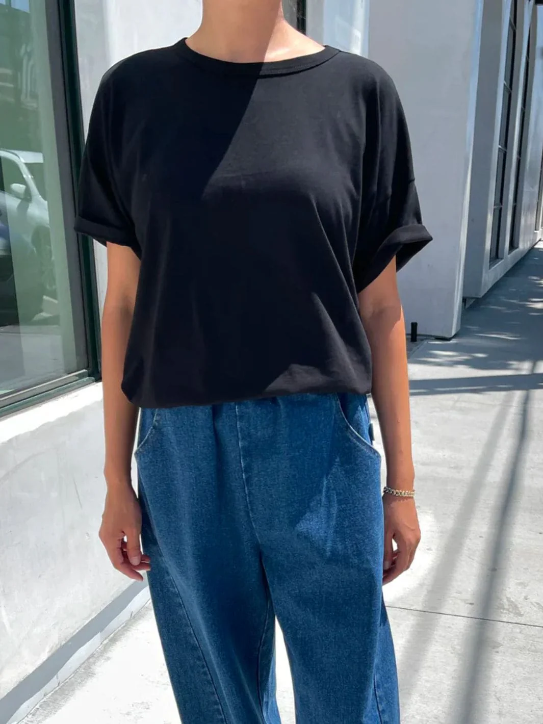 Her Tee - True Black - Image 2