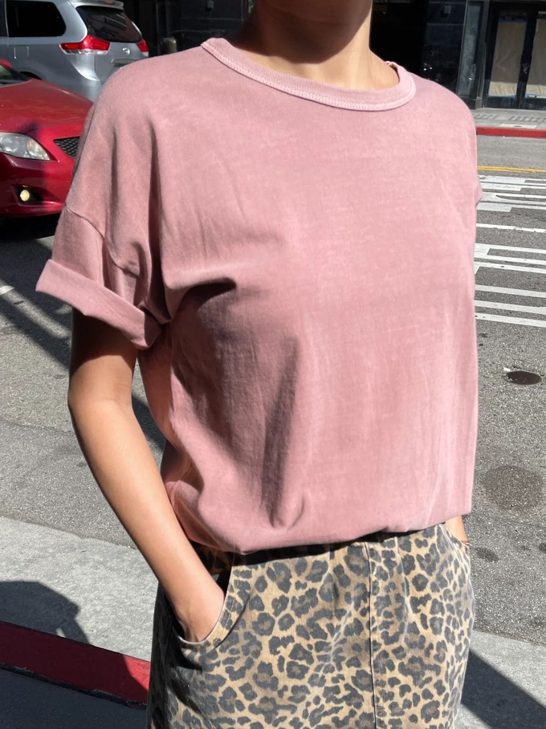 Her Tee - Dried Rose - Image 2