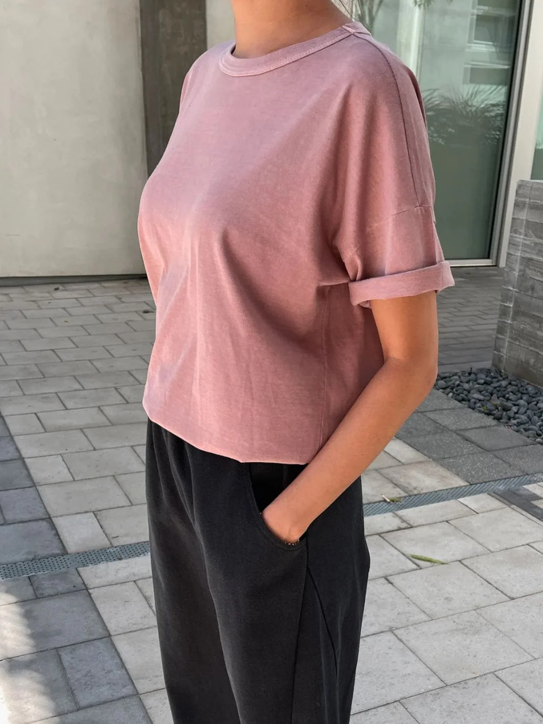 Her Tee - Dried Rose - Image 3