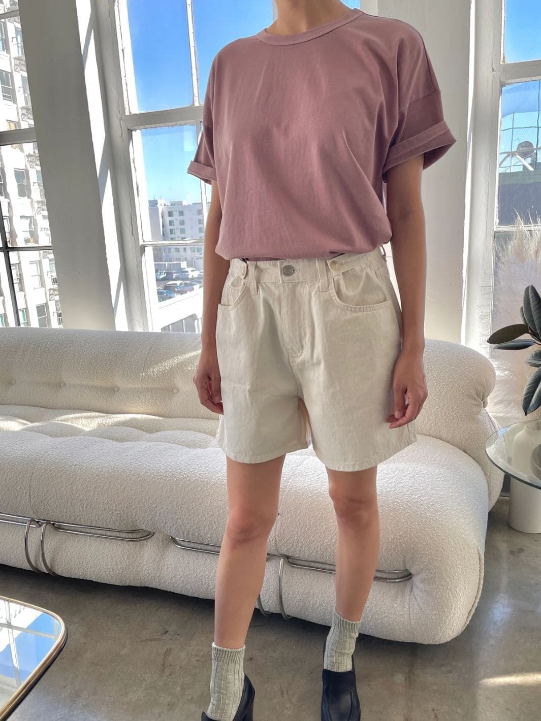 Her Tee - Dried Rose - Image 5