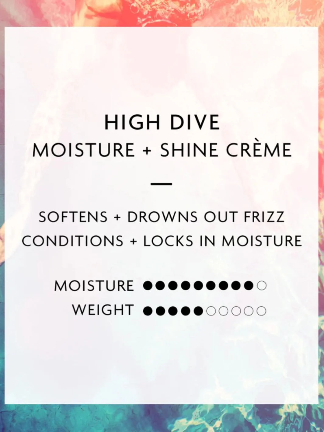 HIGH DIVE Moisture & Shine Crème - Image 5