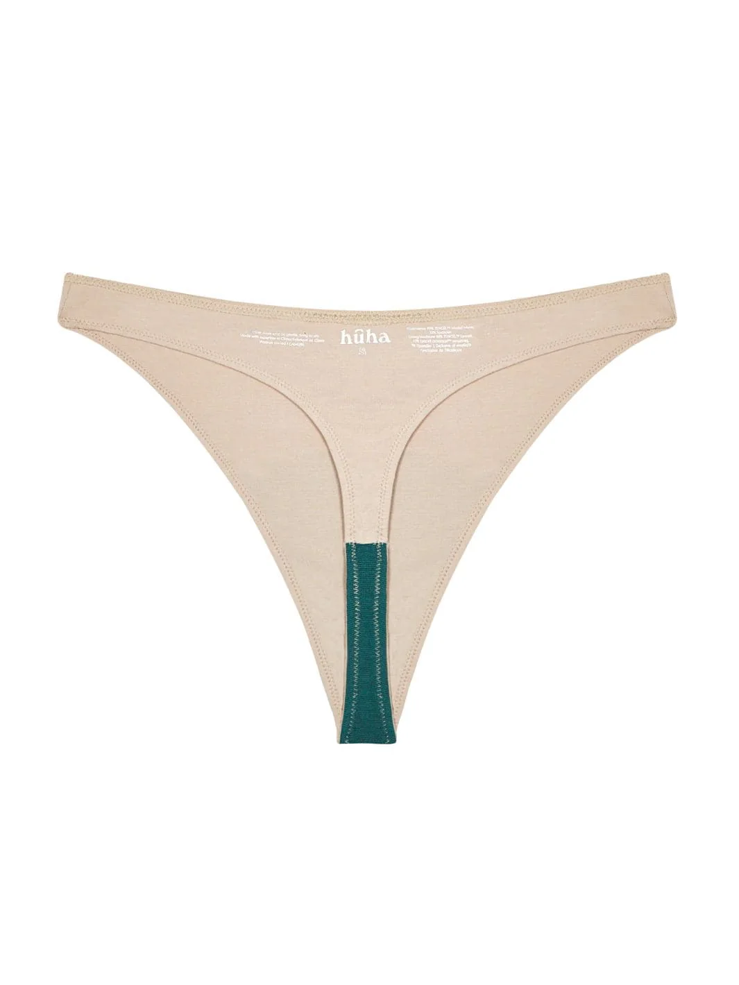 High Rise Thong - Beige - Image 5