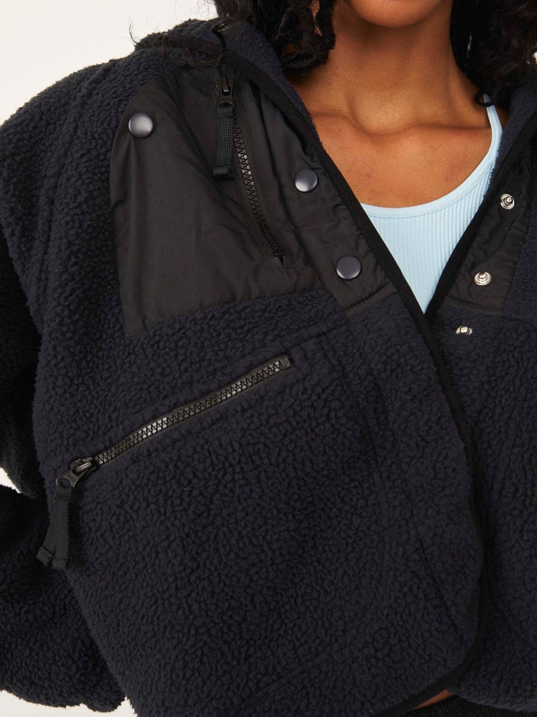 Hit The Slopes Fleece Jacket - Black - Image 4