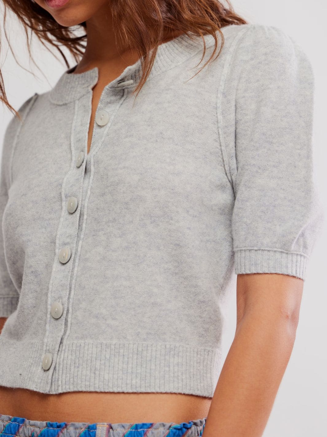 Isla Solid Cardi - Mineral Grey - Image 5