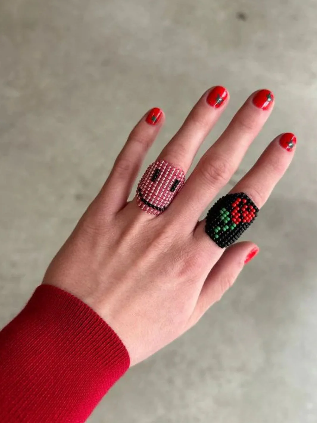 La Rosa Beaded Ring - Image 2